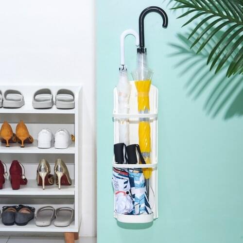 Umbrella storage rack wall-mounted household umbrella stand Nordic creative commercial wall-mounted rain gear rack