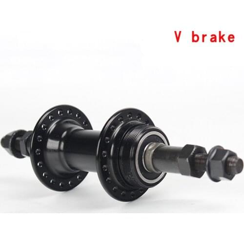 Mountain bike V brake rotating flower drum 32 / 36 hole quick release solid shaft type Scattered Bead flower drum