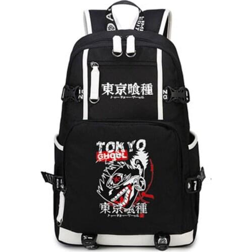 Tokyo Ghoul re Backpack Anime Kaneki Ken Cosplay Nylon School Bag Travel Bags