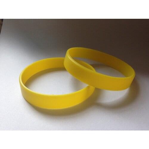 Yellow C silicone bracelet ur Bracelet .r bracelet no logo Free shiping