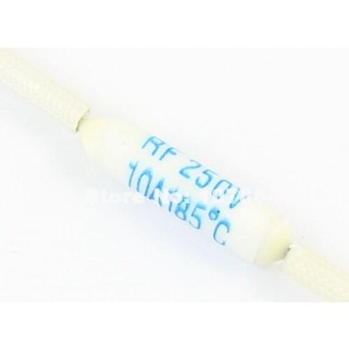 10pcs Electronic Rice Cooker Thermal Links RF Thermal Fuse Cutoff 185 Degree 250V 10A