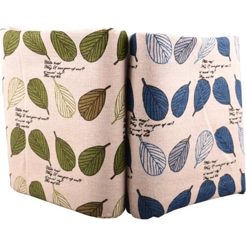 2 Design Cotton Linen Fabric For Sewing DIY Quiltin,Sofa,Table,Cloth Furniture Cover Tissue Cushion Material Half Meter