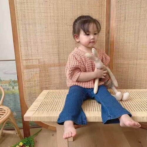 In Stock 2021 TWC Toddler Girl Clothes Jeans Pants for Girls Clothes Kids Boutique Clothing Wholesale