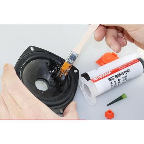 30ML Black Speaker audio repair glue mucilage for speaker seal repair