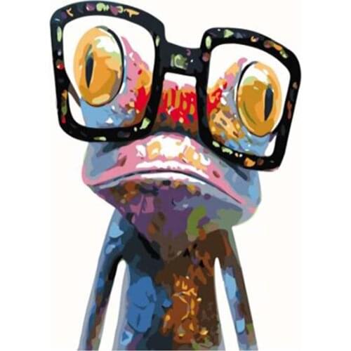 Abstract Painting Frog Animals 5D DIY Diamond Painting By Numbers Acrylic Picture Hand Oil For Unique Gift Decor FH906