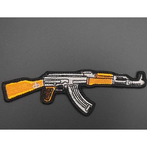 AK47 TACTICAL SAMURAI PERSONAL EMBROIDERED HOOK backing patch IN BAG Jacket Arm hat