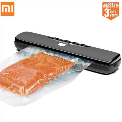 Xiaomi Mijia Automatic Food Vacuum Sealer Machine Commercial Household Electric Packaging Device Include 15PCs Sealing Bag