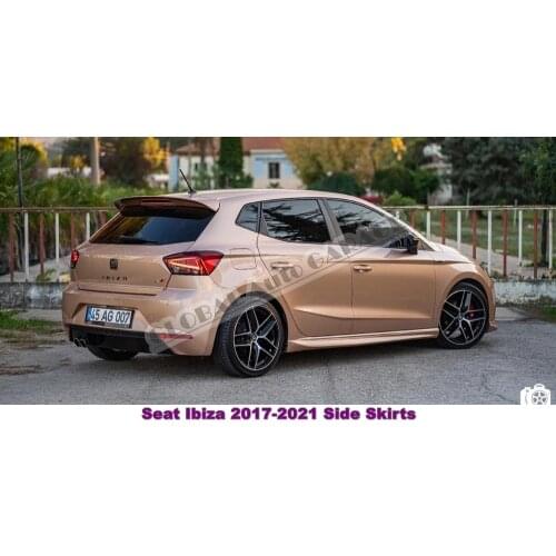 For Seat Ibiza Mk5 Side Skirts 2018-2021 Sill Trim Car Styling Auto Accessory Universal Spoiler Mud Flaps Lip Splitter Bumper