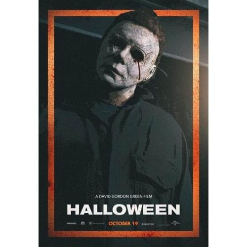 More Style Choose Halloween Michael Myers Classic Horror Movie Film Print Silk Poster Home Wall Decor 24x36inch