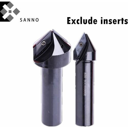 Free shipping B30 / B45 / B60 ECC31005R with shank D32mm chamfer holder 45 / 90 angle single side milling cutter tools mills bar