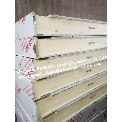 Classic Cold Room Building Material Cold Room Panel Sandwich PU Panel For Walk In Cold Storage And Cold Room Chambers 1150mm