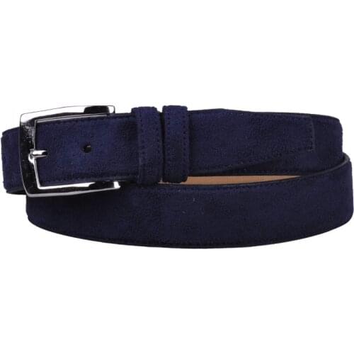 Trg Polo Suede Leather-Classic Mens Belt, Four Different Color Options, 3,5 Cm Width, 105-130 cm Length, Special Logo Design