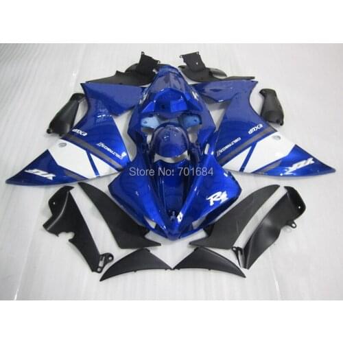 Hot Blue UV Paint Bodywork Fairing ABS Injection Mold For Yamaha YZF R1 2009-2011 (4) [CK1228]