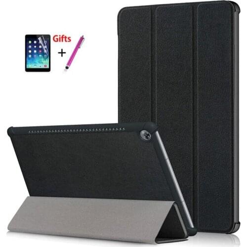 Magnet Case For Huawei MediaPad M5 10 10.8" CMR-AL09 CMR-W09 Tablet Ultra Slim PU Folding Stand Smart Cover Funda + Pen + Flim