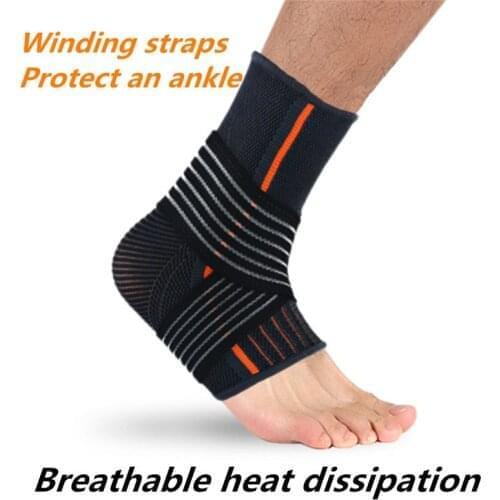 Fashion Adjustable Breathable Elastic Ankle Protector Support Movement Protection Ankle Support Brace S/L Fitness protector 7