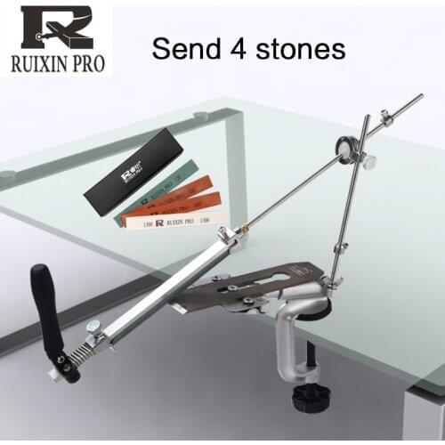 New Ruixin Pro sharpener with 360 degree flip constant angle grinder tool whetstone diamond knife sharpener professional