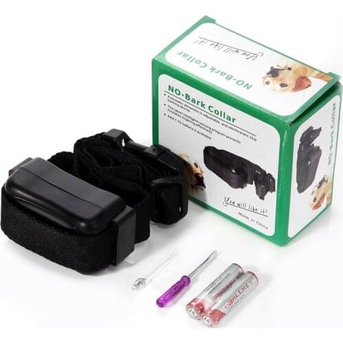 NEW Anti No Bark Control Collar Auto Static Shock for Training Dog Stop Barking