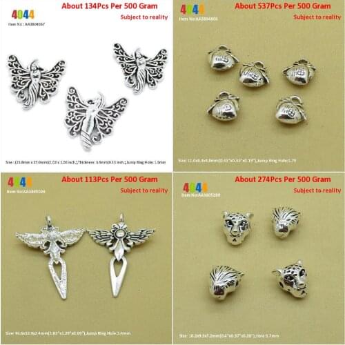Jewelry Making Charms Wholesale Suppliers Butterfly Fairy Blessing Peach Wings Cross Leopard Head Loose Beads