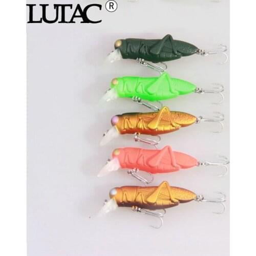 LUTAC fishing lures minnow floating 45mm 3.5g hard plastic baits carp fishing bass batis 5 colors free shiping