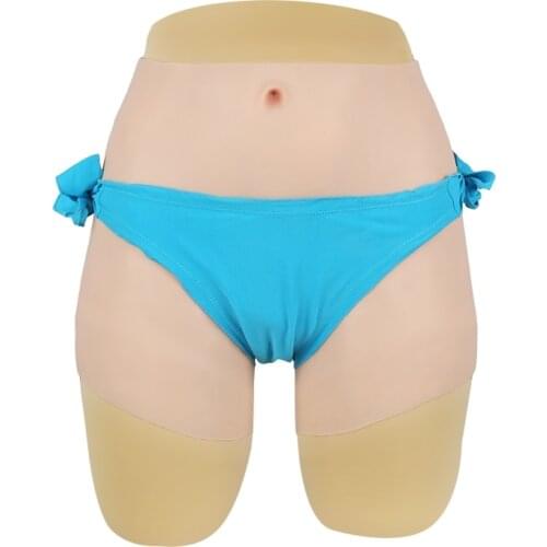 70CM Silicone Realistic Vagina Panty Shemale Crossdresser Pussy Pants Transgender Artificial Sex Fake Underwear Enhancer Hip 1G