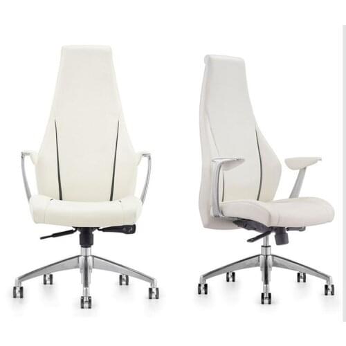 Modern office chair business conference chair computer chair fashion boss chair leather bow chair