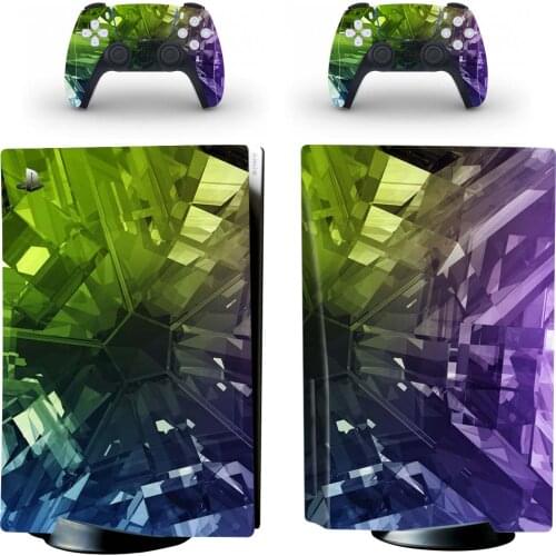 Mirage PS5 Standard Disc Edition Skin Sticker Decal Cover for PlayStation 5 Console & Controller PS5 Skin Sticker Vinyl
