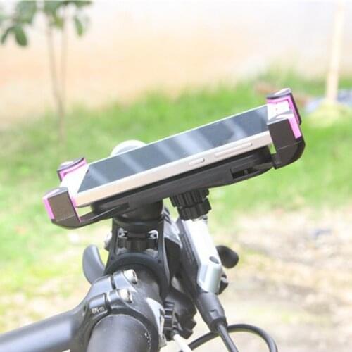 Universal MTB Bike Bicycle Anti-Slip Handlebar Mount Phone GPS Bracket Holder Bike Phone Holder for Universal Phone