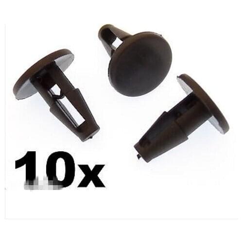 10x For Toyota Plastic Trim Clips- Wiper Motor Cover, For Windscreen Cowl, & Wheel Arch