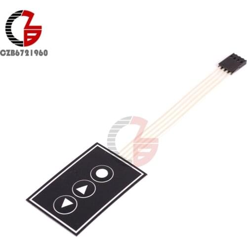 1x3 Matrix Array 3 Key Membrane Switch Keypad Keyboard 1*3 Keys