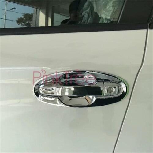 2017- 2019 ABS Chrome Door Handle Bowls Trims For Subaru Crosstrek Car Styling Accessories