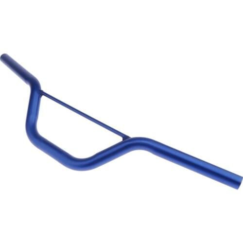 Pit Bike Dirt Poket cross 29 1/8in Aluminium Handlebar with Strut Blue