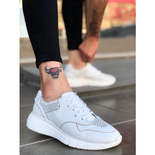 BA0139 In Non-Genuine Leather White Sneakers Men 'S Shoes