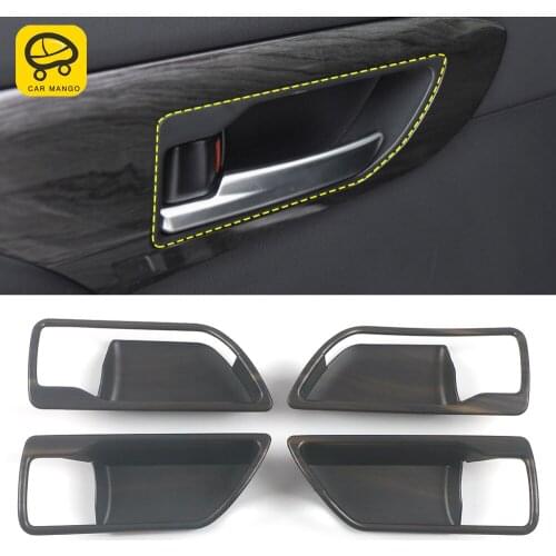 CarMango for Toyota Highlander XU70 2020-2022 Auto Car Accessories Inner Door Side Sill Trim Frame Cover Sticker Decoration