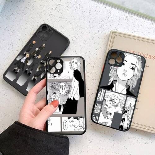 Tokyo revengers Phone Case For iphone 12 11 7 8 plus mini x xs xr pro max matte transparent cover