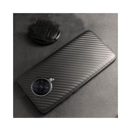 For Xiaomi POCO X3 NFC Case Soft Silicone Carbon fiber Slim Protective back cover Case For xiaomi poco F2 Pro X3NFC phone shell