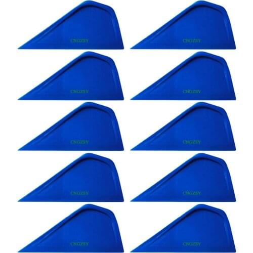 CNGZSY 10pcs Car Vinyl Card Scraper Pointed Film Wrap Contour Squeegee Window Glass Tinting Foil Install Automotive Tools 10A31