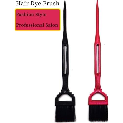 Two-Color Professional Salon Handle Hair Dye Brush Hairdressing Tinting Brush Fashion Hairstyle Design Tool