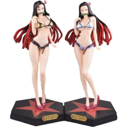 Demon Slayer GK Kamado Nezuko Anime Action Figure Model 34CM PVC Sexy Girl Statue Collection Toy Desktop Decoration Figma