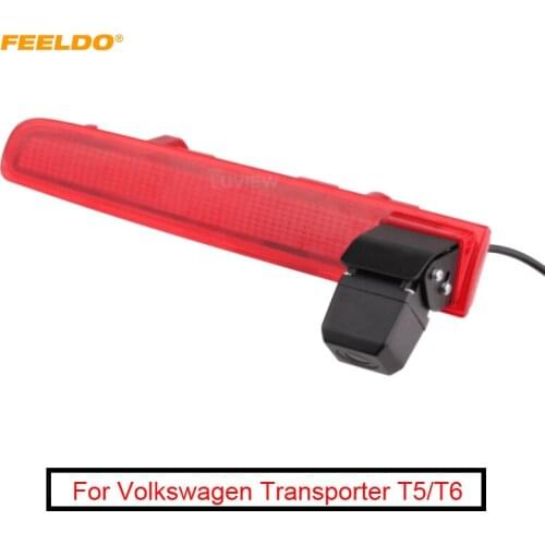 FEELDO Car Rear View Brake Light Camera For Volkswagen Transporter T5/T6 (10-17) Reversing Camera #MX2533