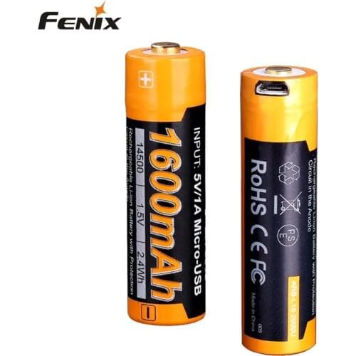 Fenix ARB-L14-1600U can be used as AA batteries USB Rechargeable 1600mAh Rechargeable Li-ion Battery