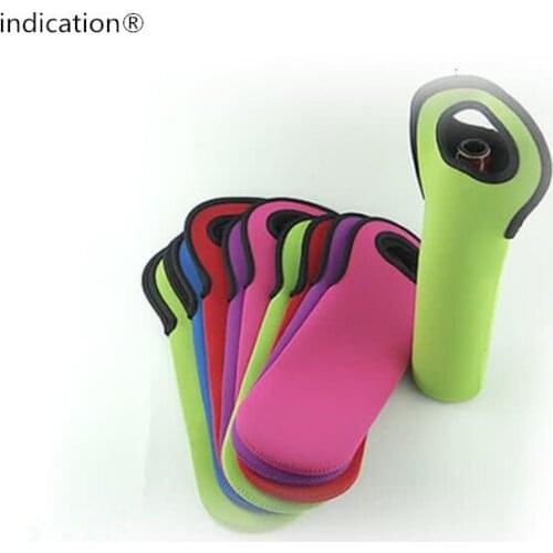 Customize logo , red wine bottle cooler, free shipping 100pcs/lot