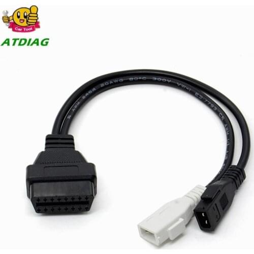 OBD2 Cable 2P+2P to 16Pin VAG Adapter For AU-DI 2X2 OBD1 OBD2 Car Diagnostic Cable 2P+2P to 16Pin Female Connector