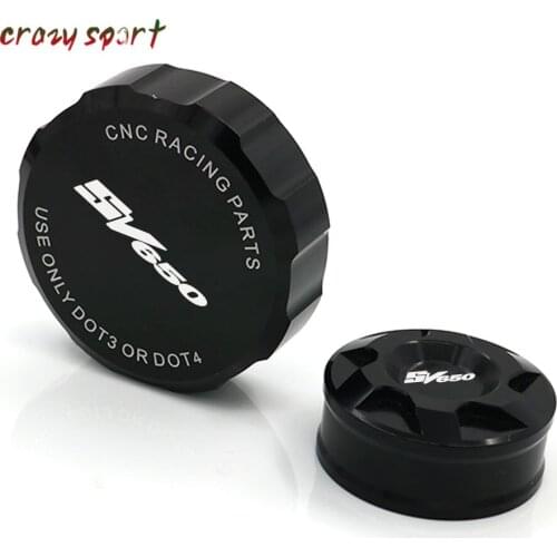 Front Brake Clutch Fluid Reservoir Cover Cap For SUZUKI SV650 SV 650 1999-2009 2006 2005 2008 Motorcycle Accessories