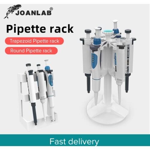 JOANLAB Laboratory Pipette Rack Trapezoid Pipette Stander And Round Pipette Holder For Placing Pipettes Lab Equipment Supplies