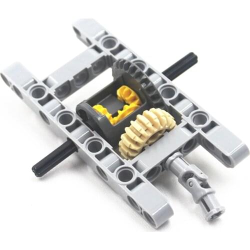 MOC blocks Technic Parts 1SET Technic FRAMED DIFFERENTIAL GEAR SET Kit Pack Chassis Part Chassis Part Compatible With Lego