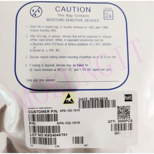 NEW 3000Pcs pack Micro APA102 1515 LED CHIP Smart SMD RGB LED APA102 1515 256 LED Matrix program Software Control DC5V