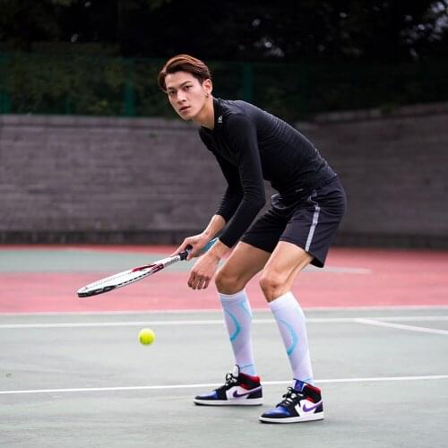 Professional Marathon Running Socks 4 Pairs Per Set Sports Compression Socks Pressure Socks Tennis Badminton Pingpong