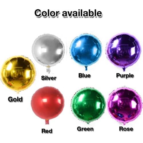 24inch round circle foil balloons Helium inflatable Wedding decorations party supplies Home&Garden Birthday favors 10pcs/lot