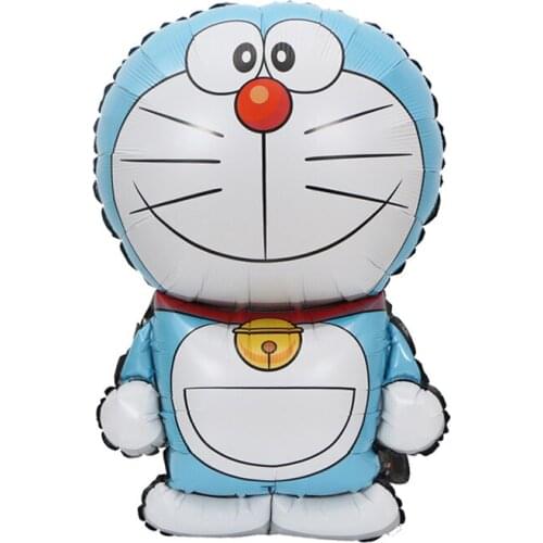 Blue Fatty Aluminum Film Balloon Standing Toy Childrens Birthday Party Decoration Aluminum Foil Balloon