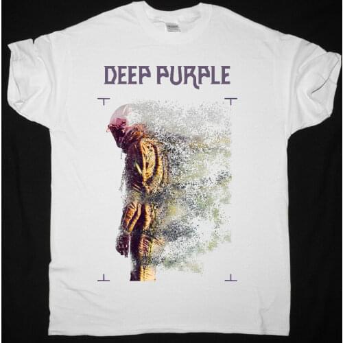Deep Purple Whoosh White T Shirt Hard Rock Ian Gillan Roger Glover Steve Morse